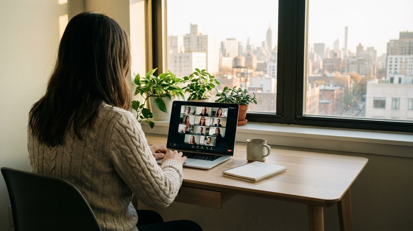 Remote work setup