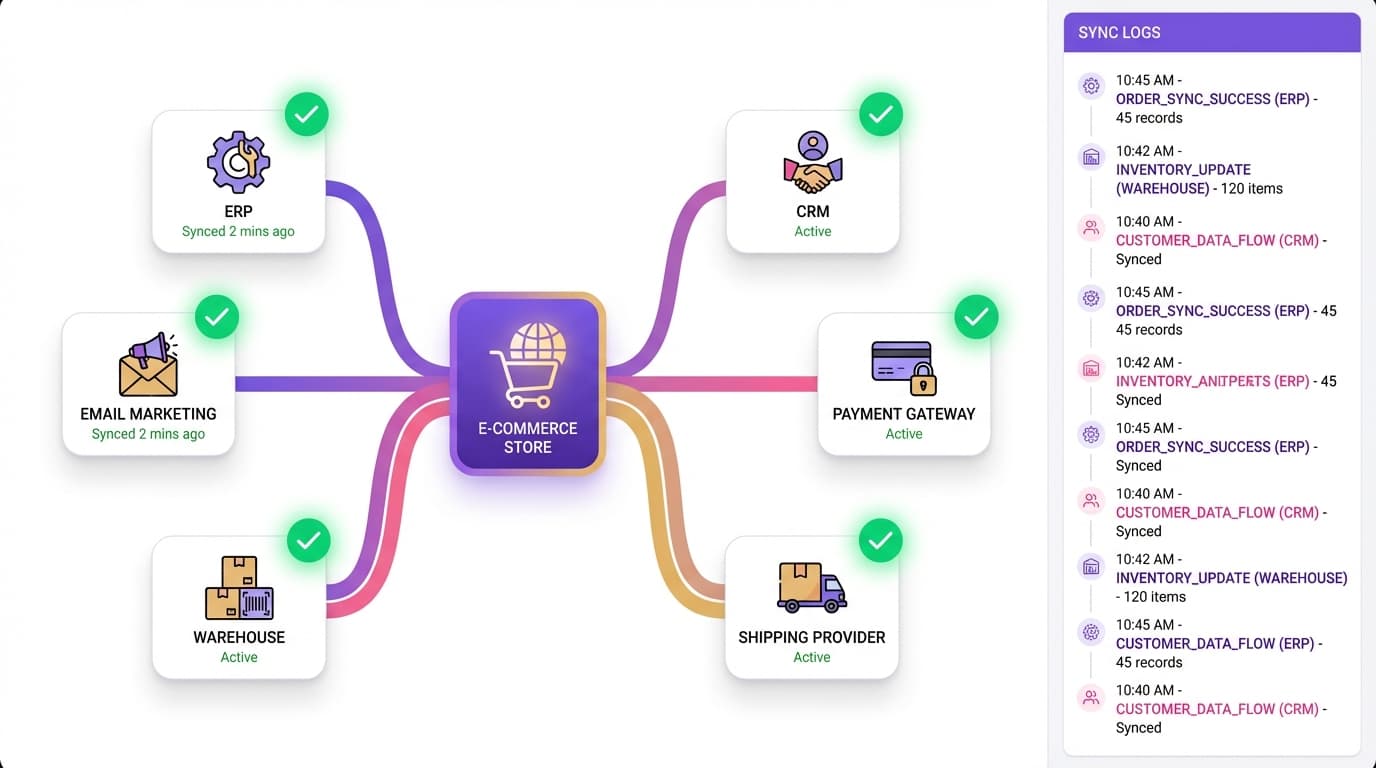 ERP, CRM & Third-Party Integrations